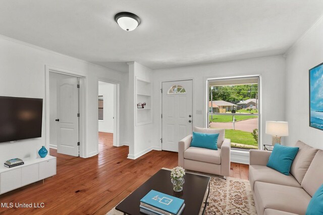 1914 Twin Pine Dr, Pearl, MS 39208 - living room with wood finished floors