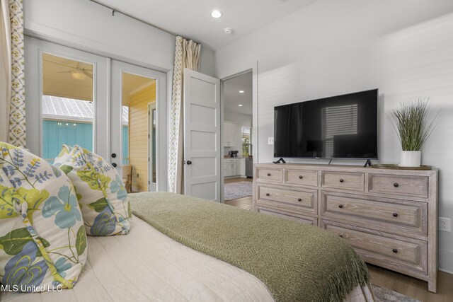 124 Arkansas Ave, Gulfport, MS 39507 - bedroom with recessed lighting and wood finished floors