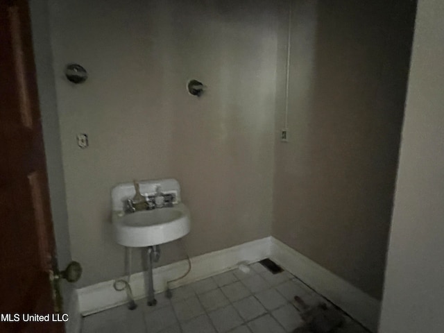 bathroom featuring tile patterned floors