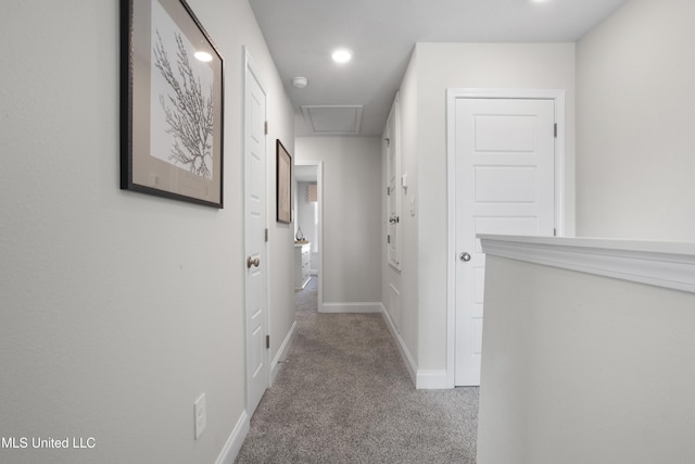 12278 Frazier Ln, Gulfport, MS 39503 - corridor featuring carpet floors, recessed lighting, and baseboards