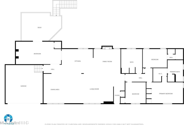 221 S Third St, Wiggins, MS 39577 - view of property floor plan