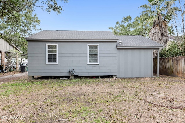 view of back of house