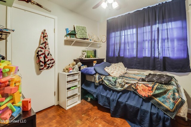 2211 Popps Ferry Rd, Biloxi, MS 39532 - bedroom with a ceiling fan
