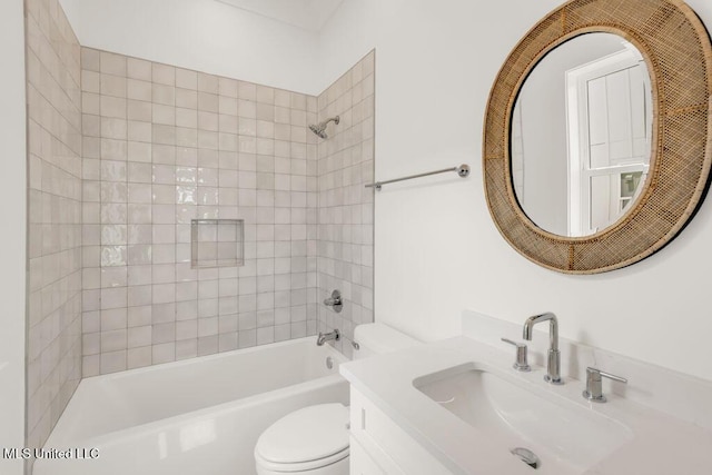 26470 W Beach Blvd, Pass Christian, MS 39571 - full bathroom with bathtub / shower combination and vanity
