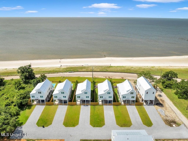 26470 W Beach Blvd, Pass Christian, MS 39571 - aerial view of residential area with waterfront with a beach