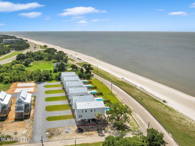 26470 W Beach Blvd, Pass Christian, MS 39571 - aerial view of expansive beach