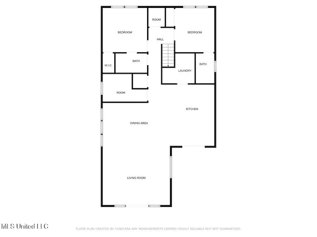 26470 W Beach Blvd, Pass Christian, MS 39571 - view of room layout