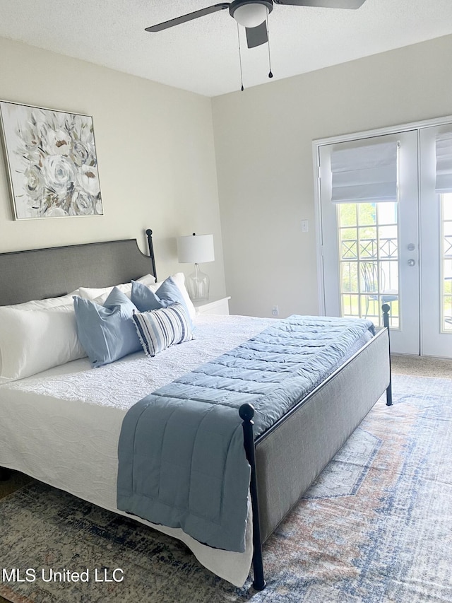 2252 Beach Dr Unit 203, Gulfport, MS 39507 - bedroom with carpet floors and ceiling fan