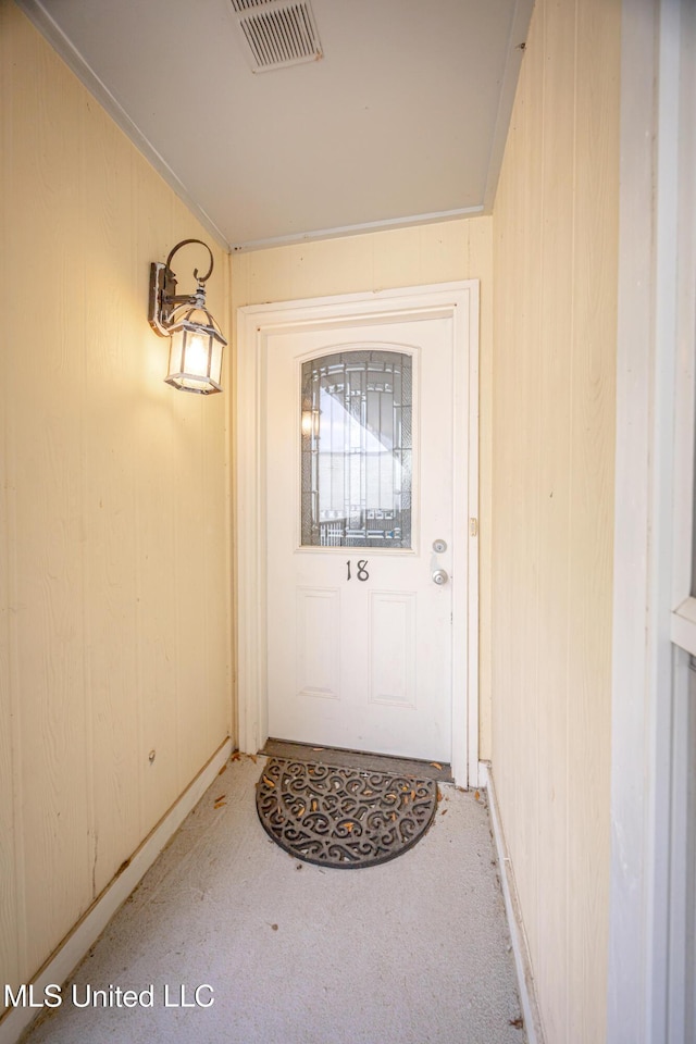 3230 Cumberland Rd Unit 18, Ocean Springs, MS 39564 - view of exterior entry with visible vents