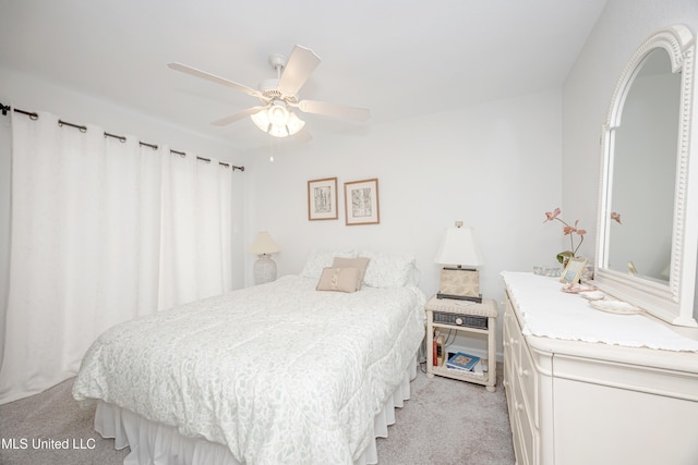 3230 Cumberland Rd Unit 18, Ocean Springs, MS 39564 - bedroom with ceiling fan and light carpet