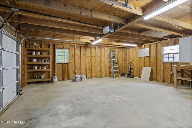 18401 Dogwood Ln, Saucier, MS 39574 - garage with a garage door opener