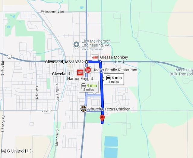 Pearman Rd, Cleveland, MS 38732