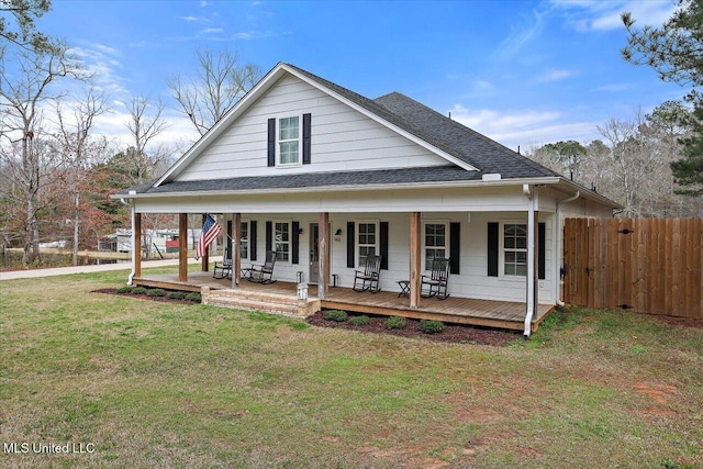 148 Stanton Hall Dr, Florence, MS 39073 - farmhouse-style home with covered porch and a shingled roof