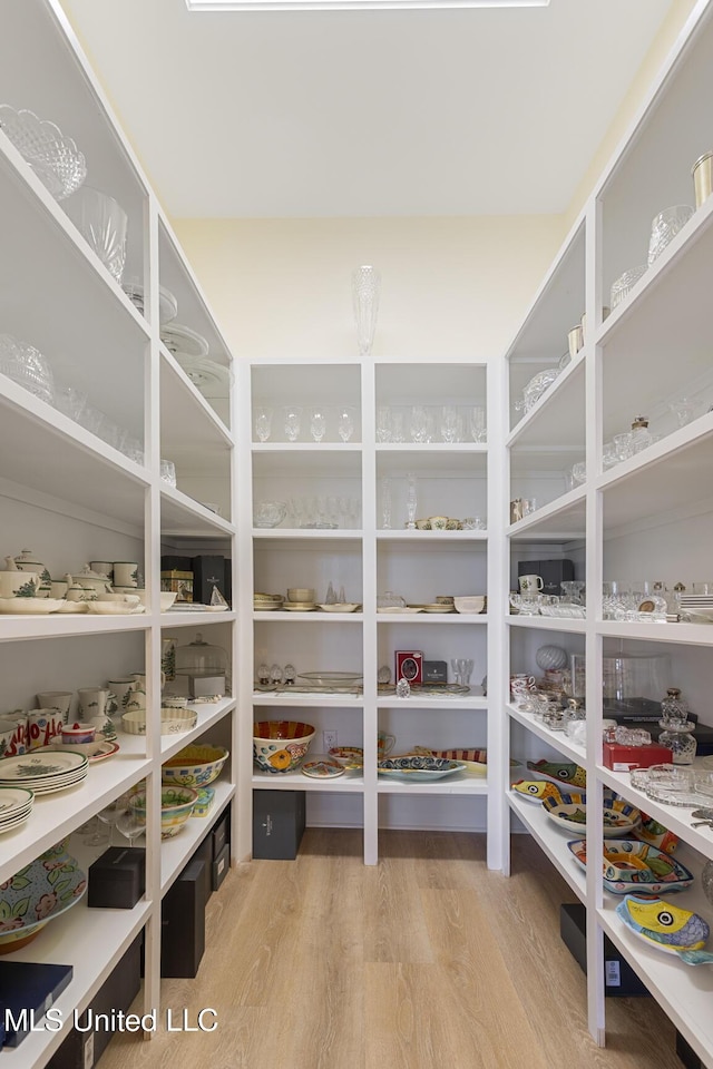 view of pantry