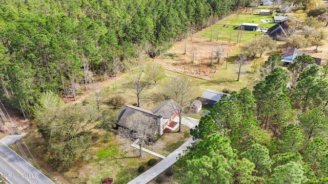 7300 Frank Snell Rd, Moss Point, MS 39562 - drone / aerial view of a heavily wooded area