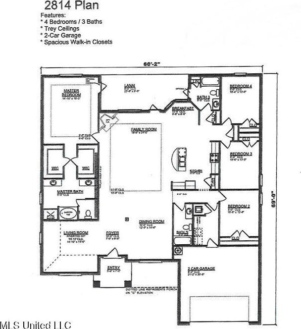 15681 Perdido Dr, Gulfport, MS 39503 - home floor plan