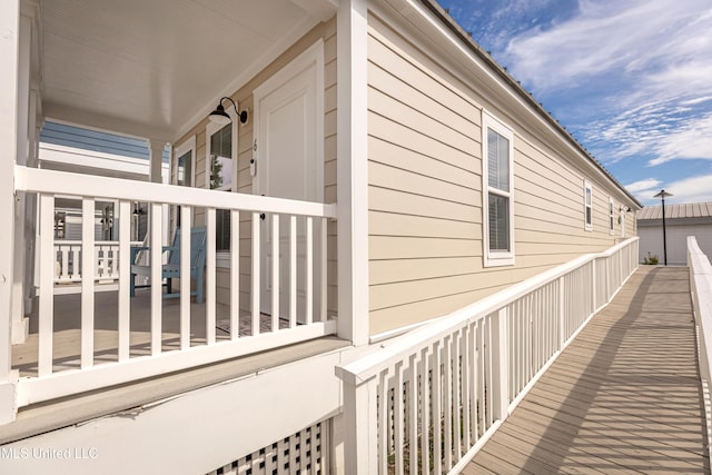 view of home's exterior