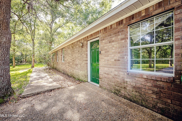 8113 Barron Rd, Moss Point, MS 39562 - property entrance with brick siding