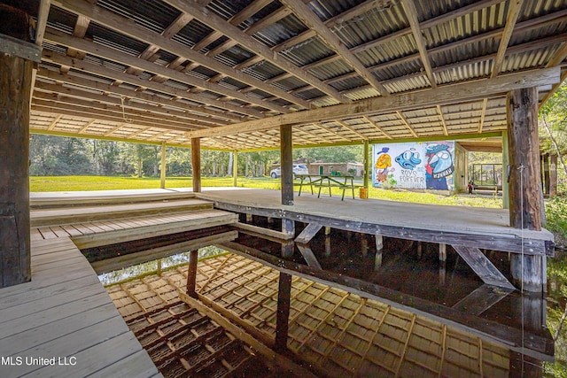 8113 Barron Rd, Moss Point, MS 39562 - view of wooden deck