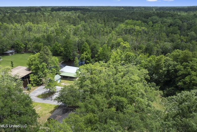 8113 Barron Rd, Moss Point, MS 39562 - aerial view of a heavily wooded area