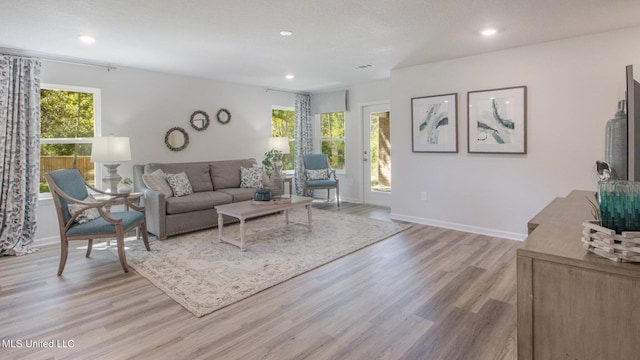 169 Mill Ct, Lucedale, MS 39452 - living area with light wood-style floors and recessed lighting