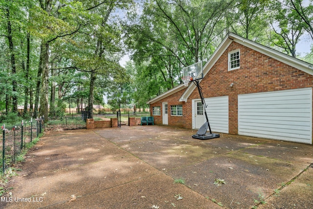 view of side of property