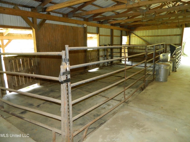 view of stable