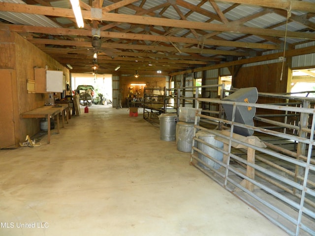 view of stable
