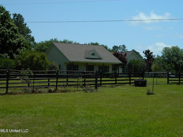 view of horse barn
