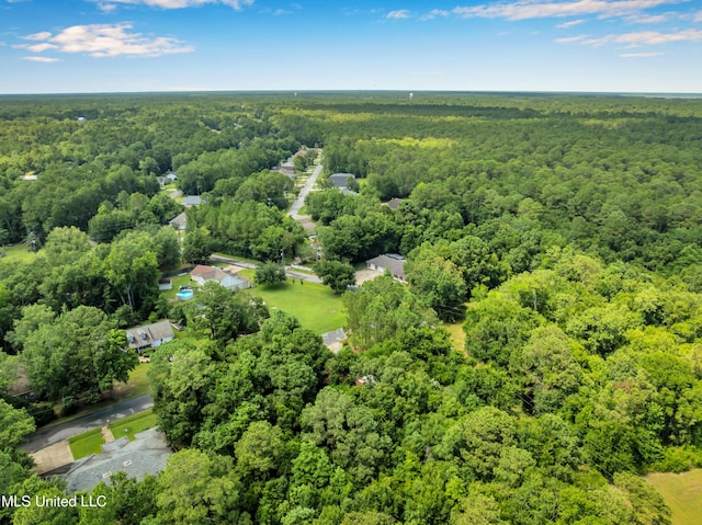 3005 Robalo Dr, Gautier, MS 39553 - bird's eye view of a heavily wooded area