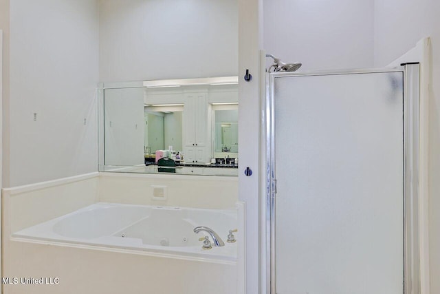 30 Charleston Cir, Brandon, MS 39047 - full bath with a shower stall and a whirlpool tub