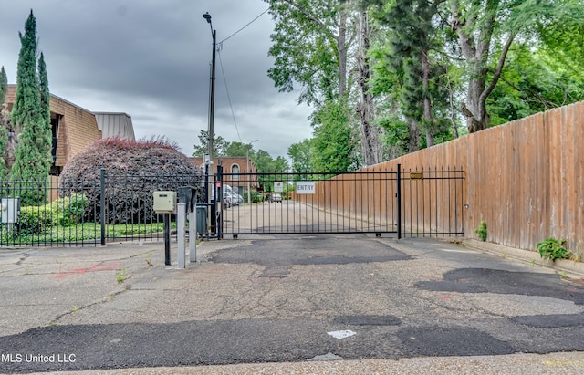 gate with fence