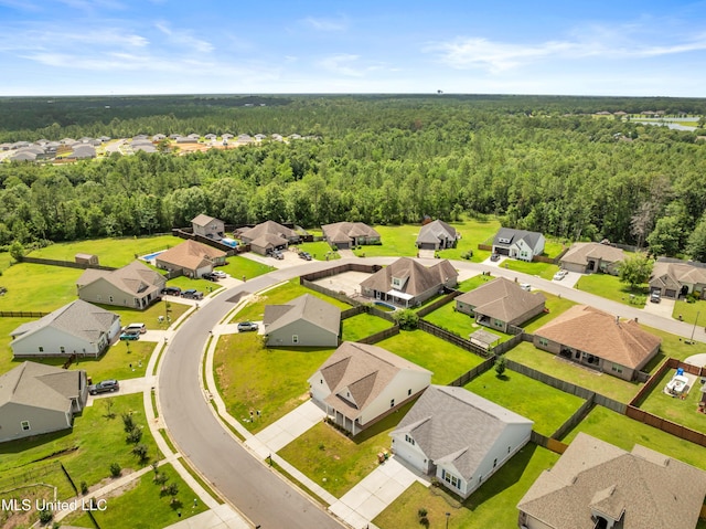 14864 Audubon Lake Blvd, Gulfport, MS 39503 - aerial view of residential area featuring a forest
