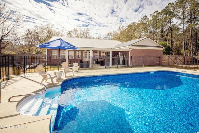 view of swimming pool