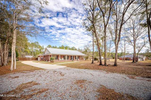 view of front of home