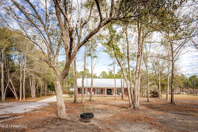 view of front of house