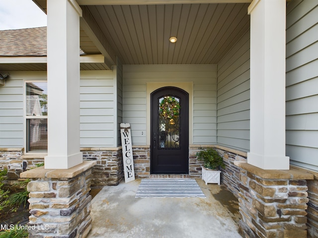 view of entrance to property