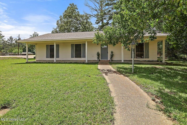 800 Longwood Pl, Clinton, MS 39056 - view of front facade featuring a front yard and a porch