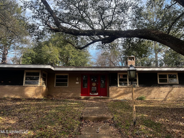 view of ranch-style house