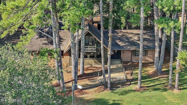 view of rear view of house