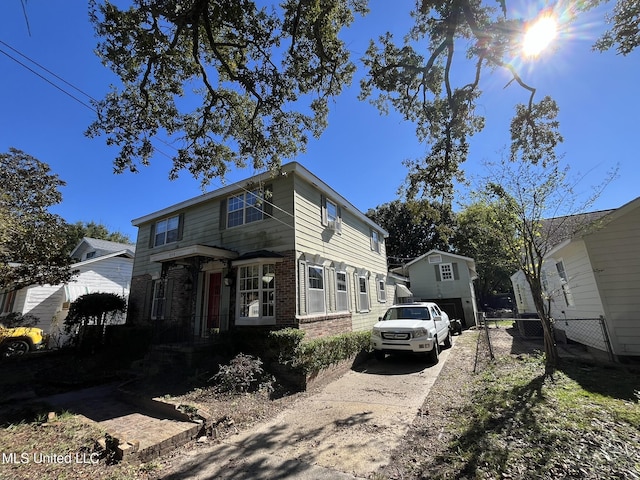 view of front of home