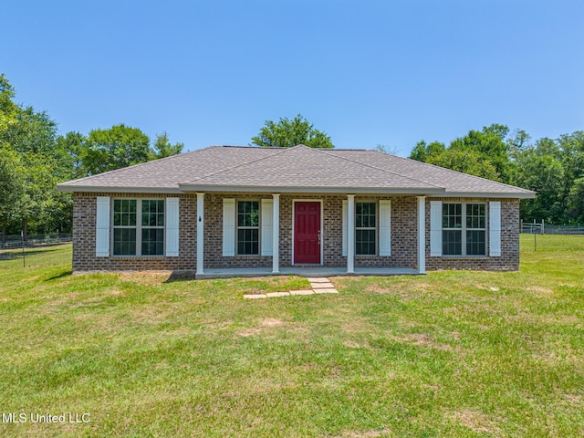 14667 Cable Bridge Rd, Gulfport, MS 39503 - ranch-style house featuring brick siding and a shingled roof