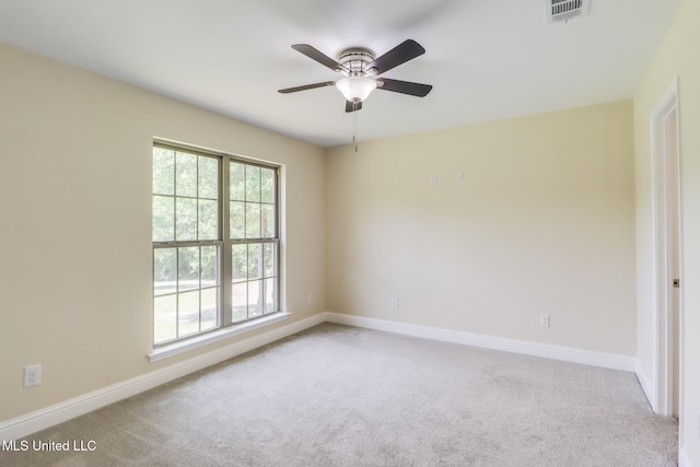 14667 Cable Bridge Rd, Gulfport, MS 39503 - unfurnished room with carpet floors, ceiling fan, and baseboards