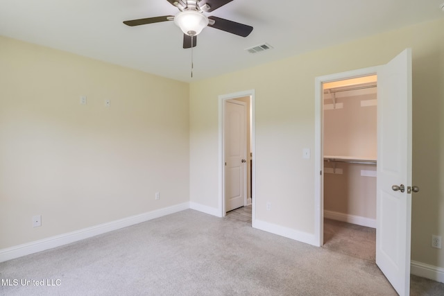 14667 Cable Bridge Rd, Gulfport, MS 39503 - unfurnished bedroom with carpet, a spacious closet, baseboards, and a closet