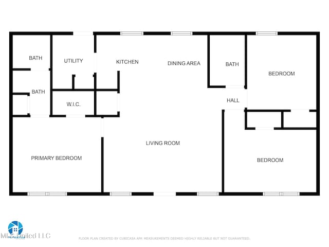 14667 Cable Bridge Rd, Gulfport, MS 39503 - floor plan / room layout