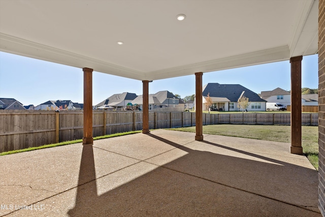 4975 Longmire Ln, Olive Branch, MS 38654 - view of patio / terrace with a residential view