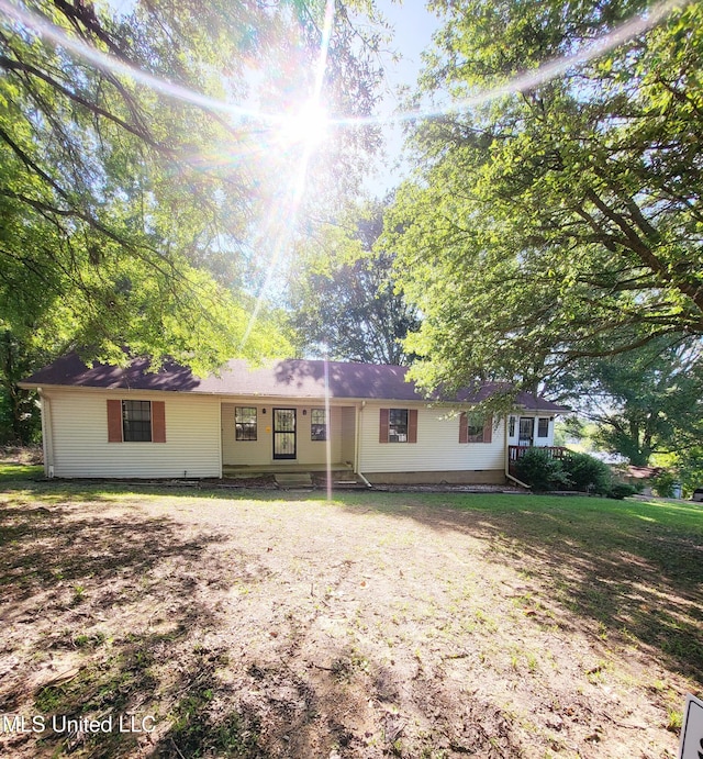 98 Danny Ln, Sardis, MS 38666 - view of ranch-style home
