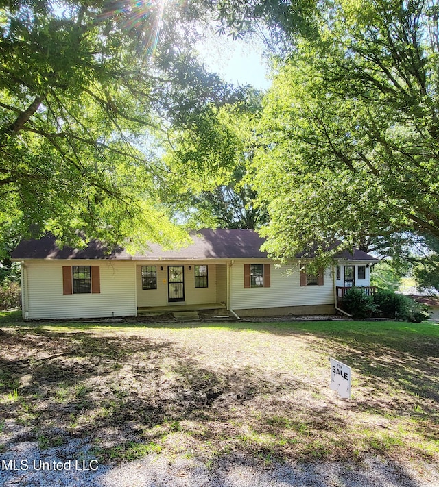 98 Danny Ln, Sardis, MS 38666 - view of single story home