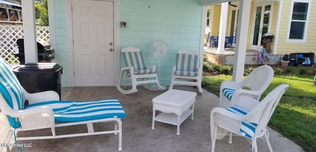 208 Sycamore St, Bay Saint Louis, MS 39520 - view of patio / terrace featuring grilling area