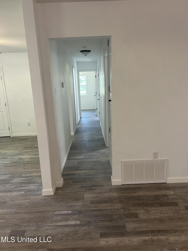 5736 Eastwood Dr, Moss Point, MS 39563 - hallway with dark wood-style floors